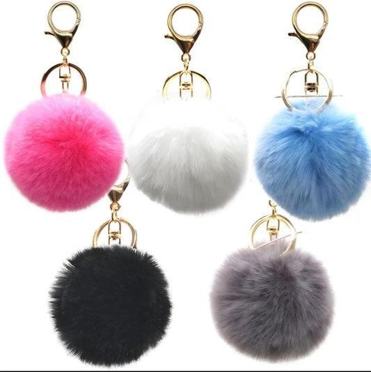 Pom Pom Keychains